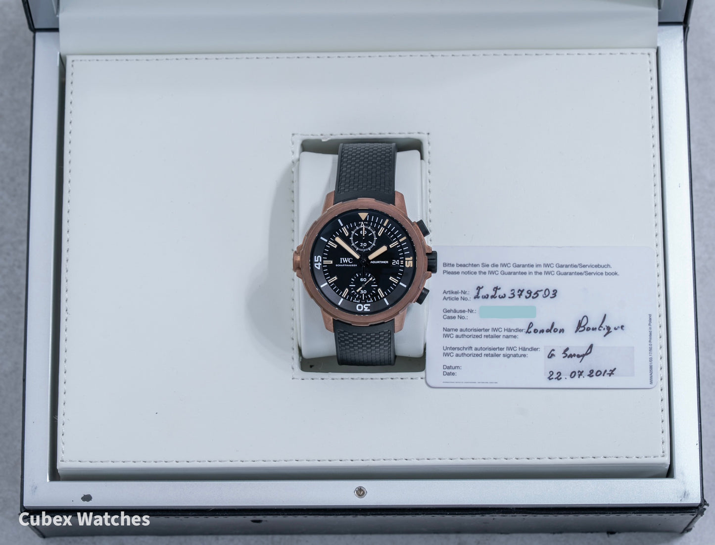 IWC Aquatimer Chrono Expedition Charles Darwin