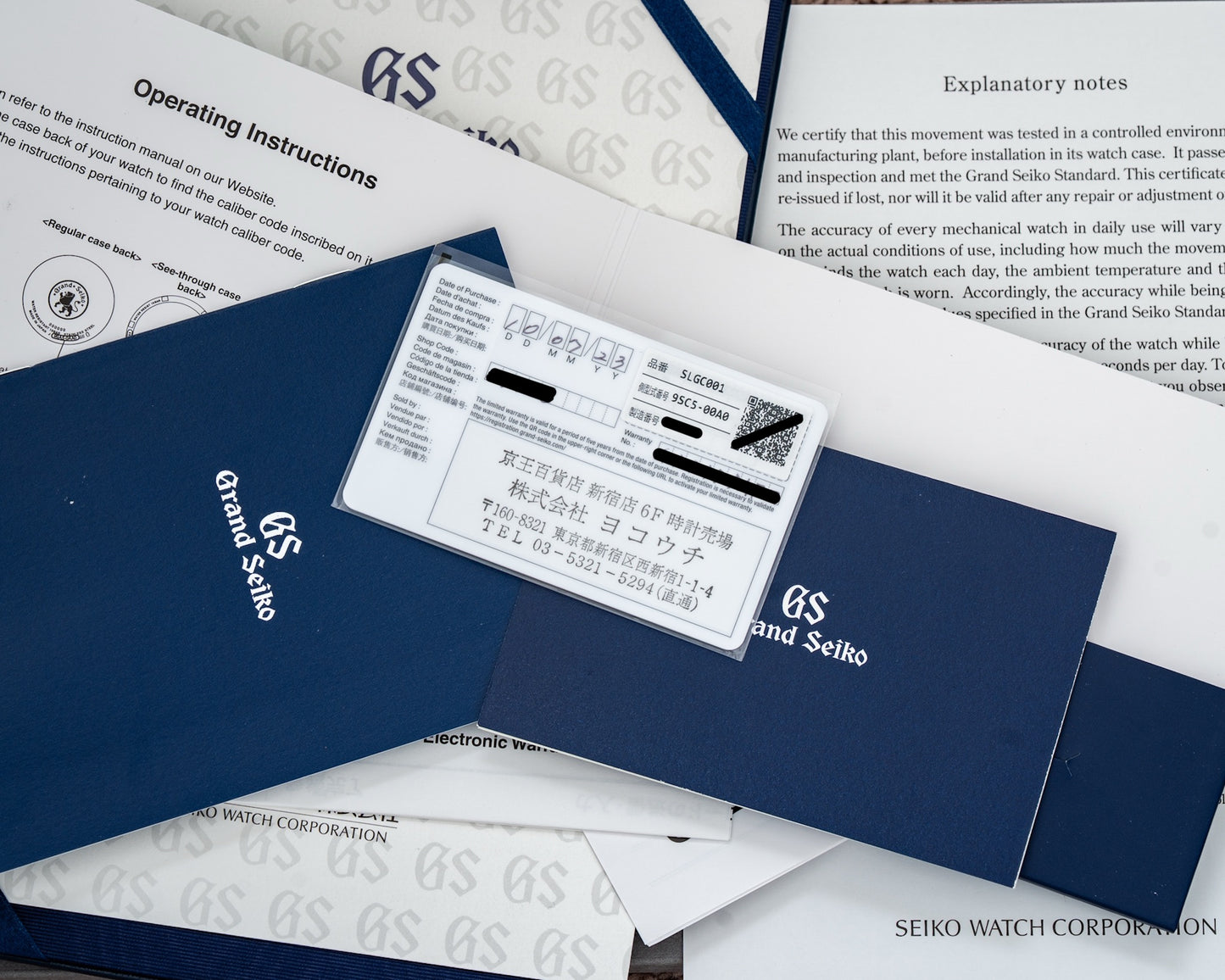 Grand Seiko Tentagraph SLGC001 New in Box