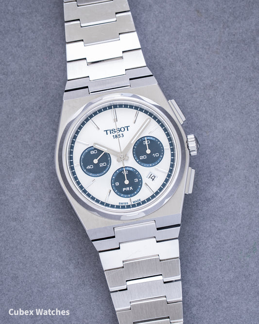 Tissot PRX Chronograph Blue Panda T137.427.11.011.01