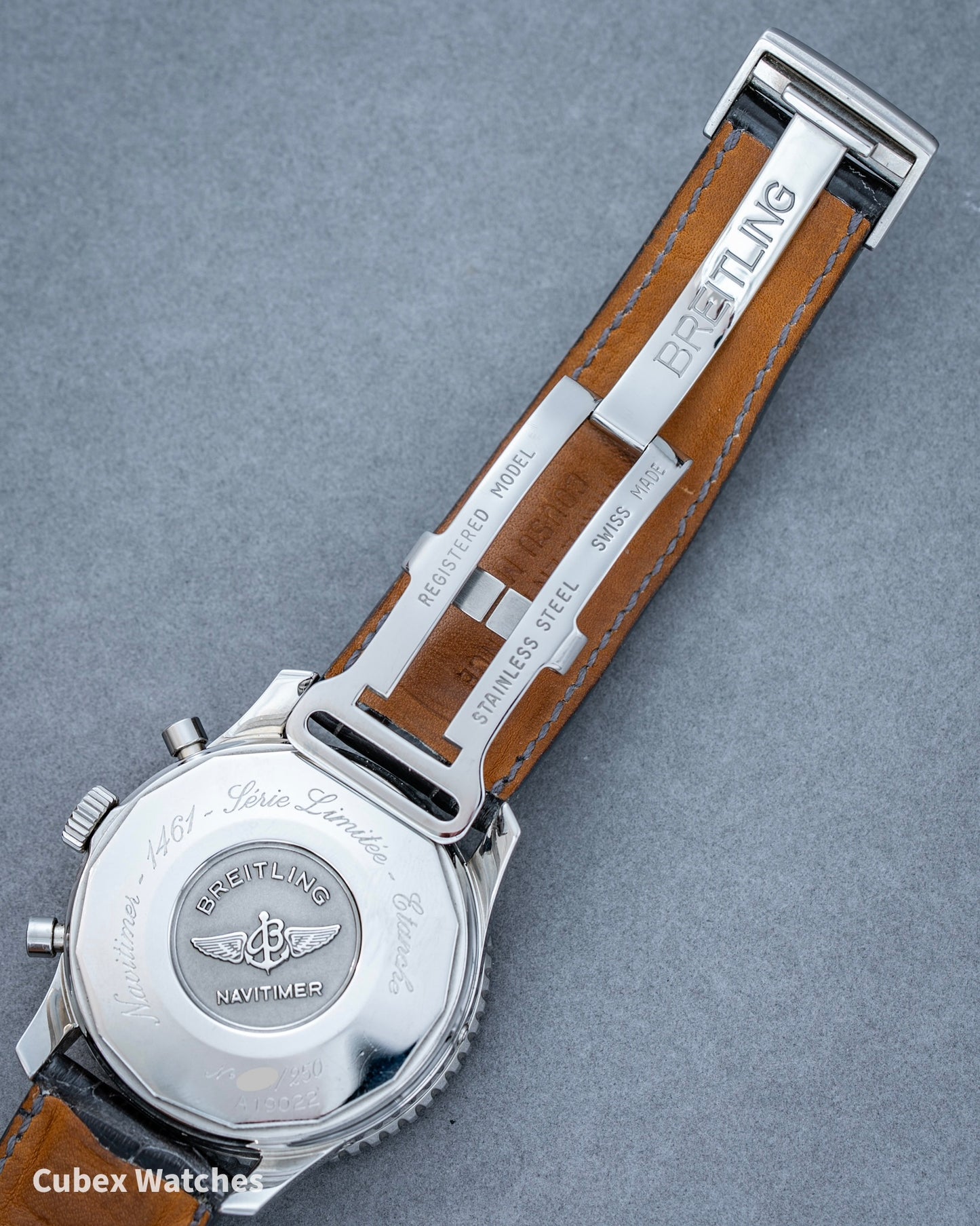Breitling Navitimer 1461 L.E. Semi-Perpetual Calendar Back Dial