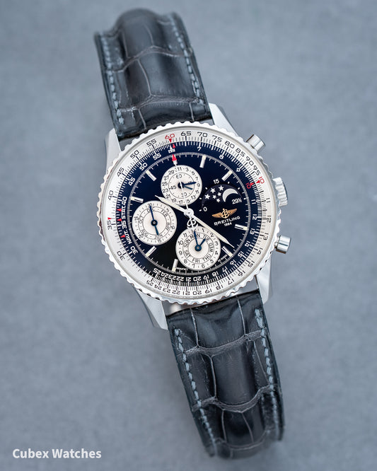 Breitling Navitimer 1461 L.E. Semi-Perpetual Calendar Back Dial