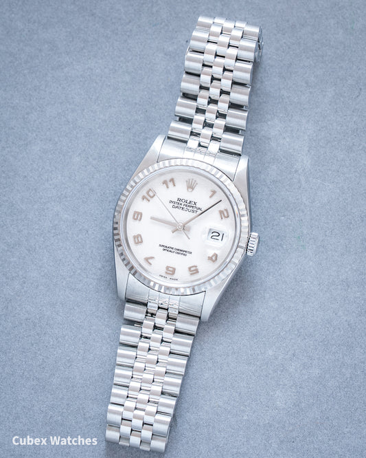 1989 Rolex Datejust 16234 Ivory Computer Dial