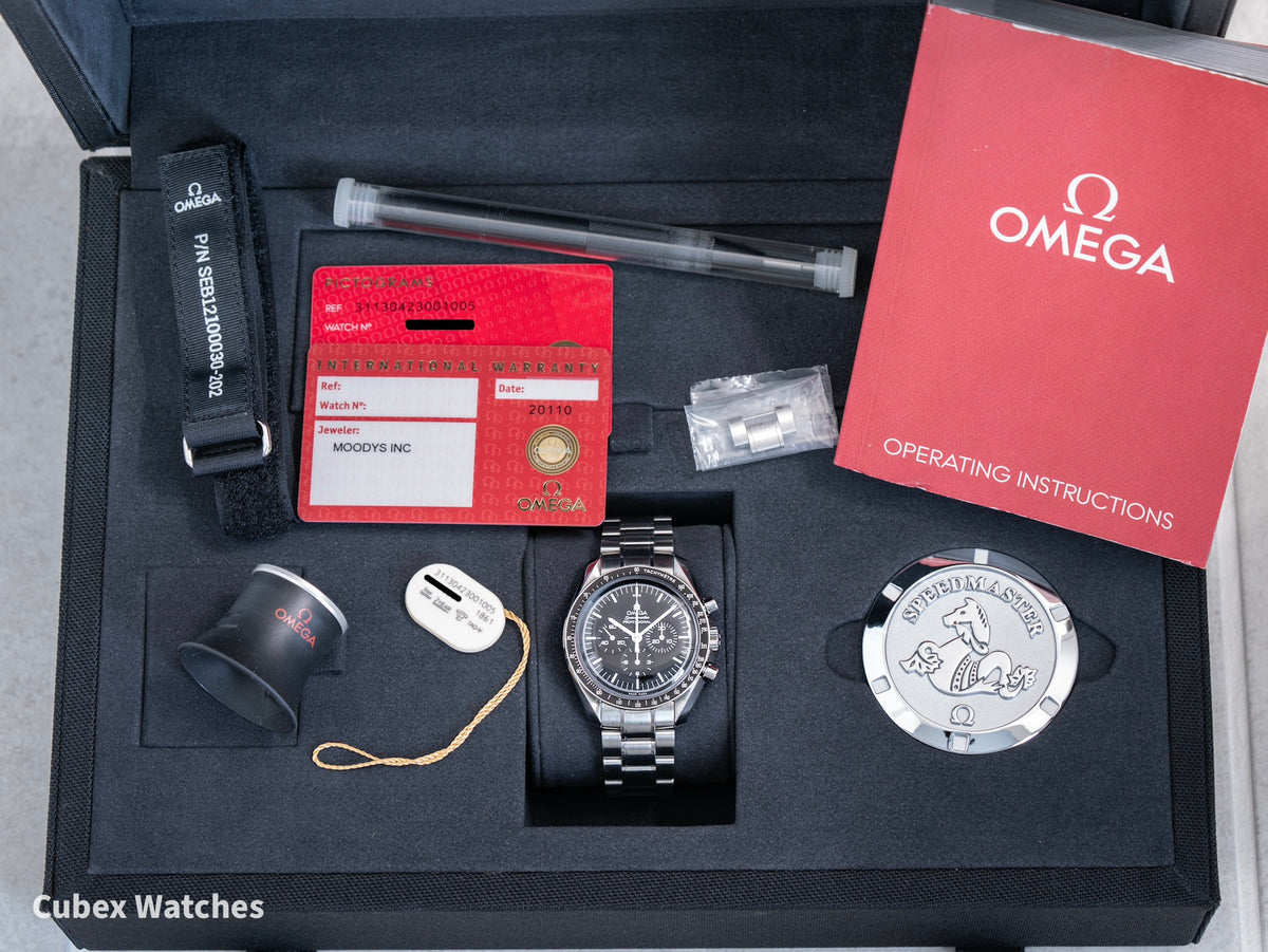 Omega Speedmaster Professional Moonwatch Hesalite 1861 311.30.42.30.01.005