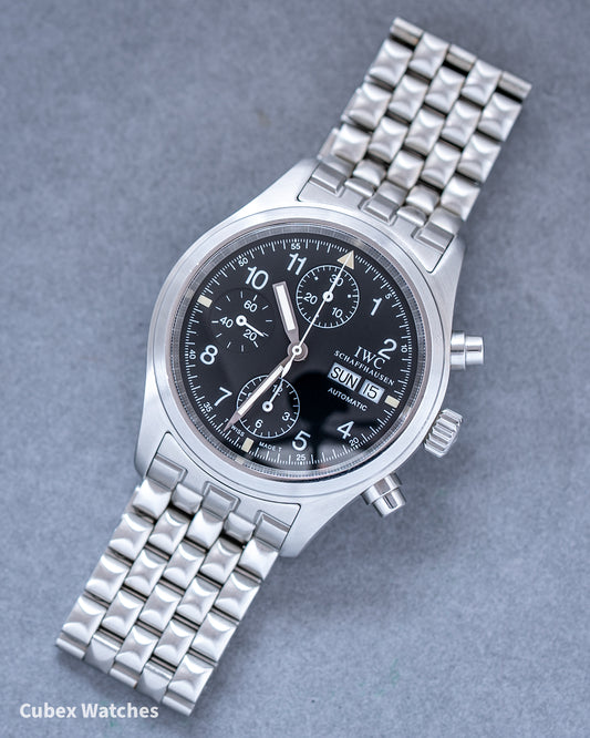 IWC Pilot Chronograph IW3706 Black Tritium Dial