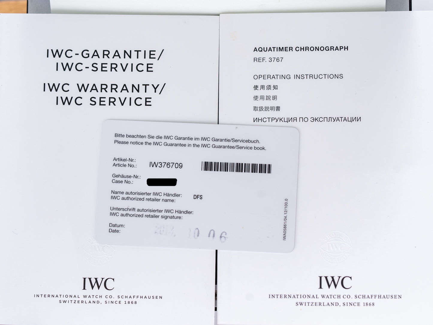 IWC Aquatimer Chronograph IW376709