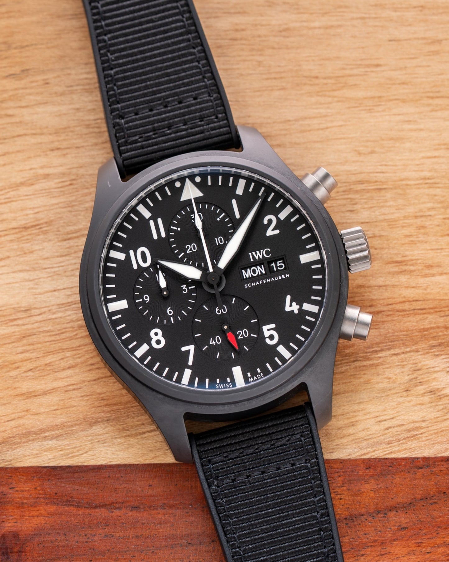 IWC Pilot Flyback Chronograph Top Gun IW389101