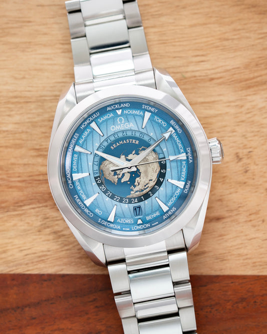Omega Seamaster Aqua Terra Worldtimer Summer Blue