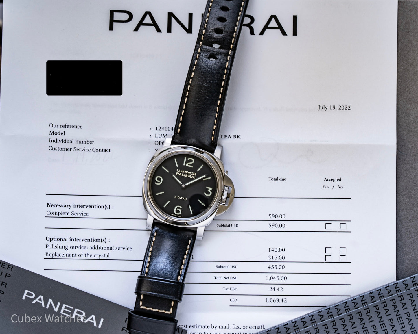 Panerai Luminor 8 Days Acciaio PAM560