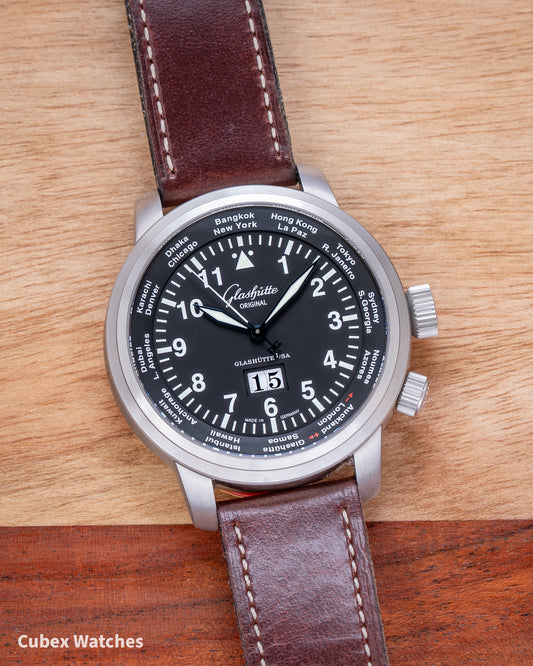 Glashutte Original Senator Navigator Worldview 39-47-07-07-04