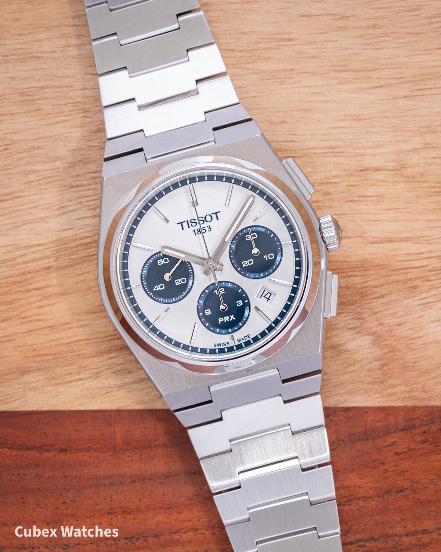 Tissot PRX Chronograph Blue Panda T137.427.11.011.01