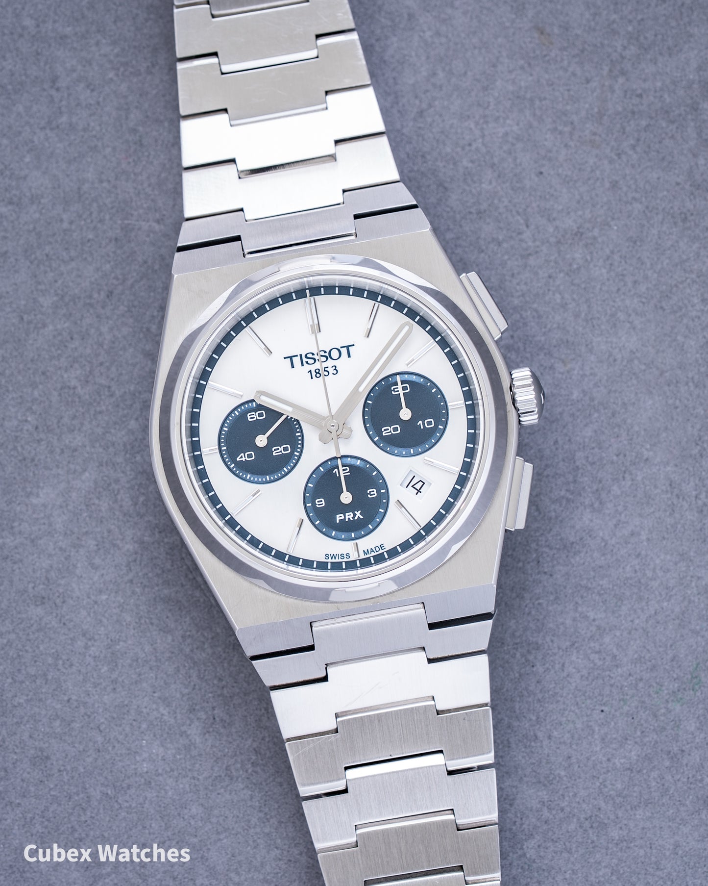 Tissot PRX Chronograph Blue Panda T137.427.11.011.01