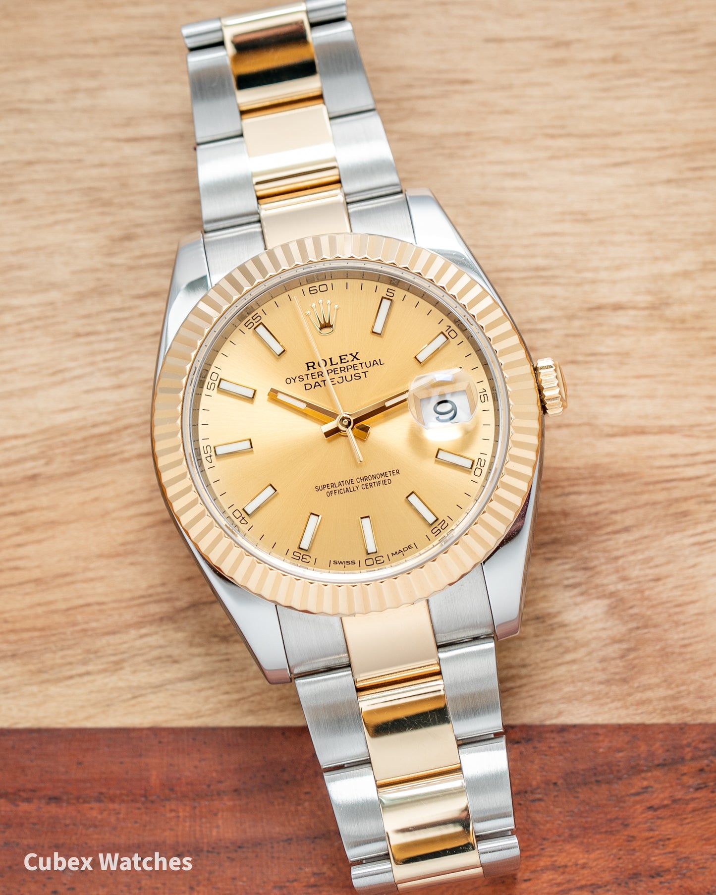 Rolex Datejust 41mm 126333 18k YG and Steel