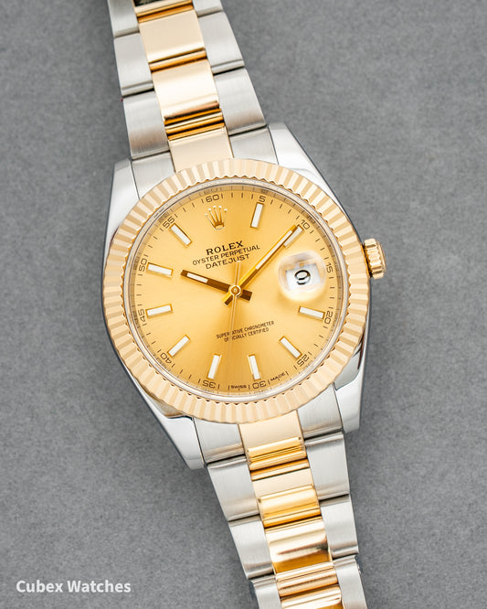 Rolex Datejust 41mm 126333 18k YG and Steel