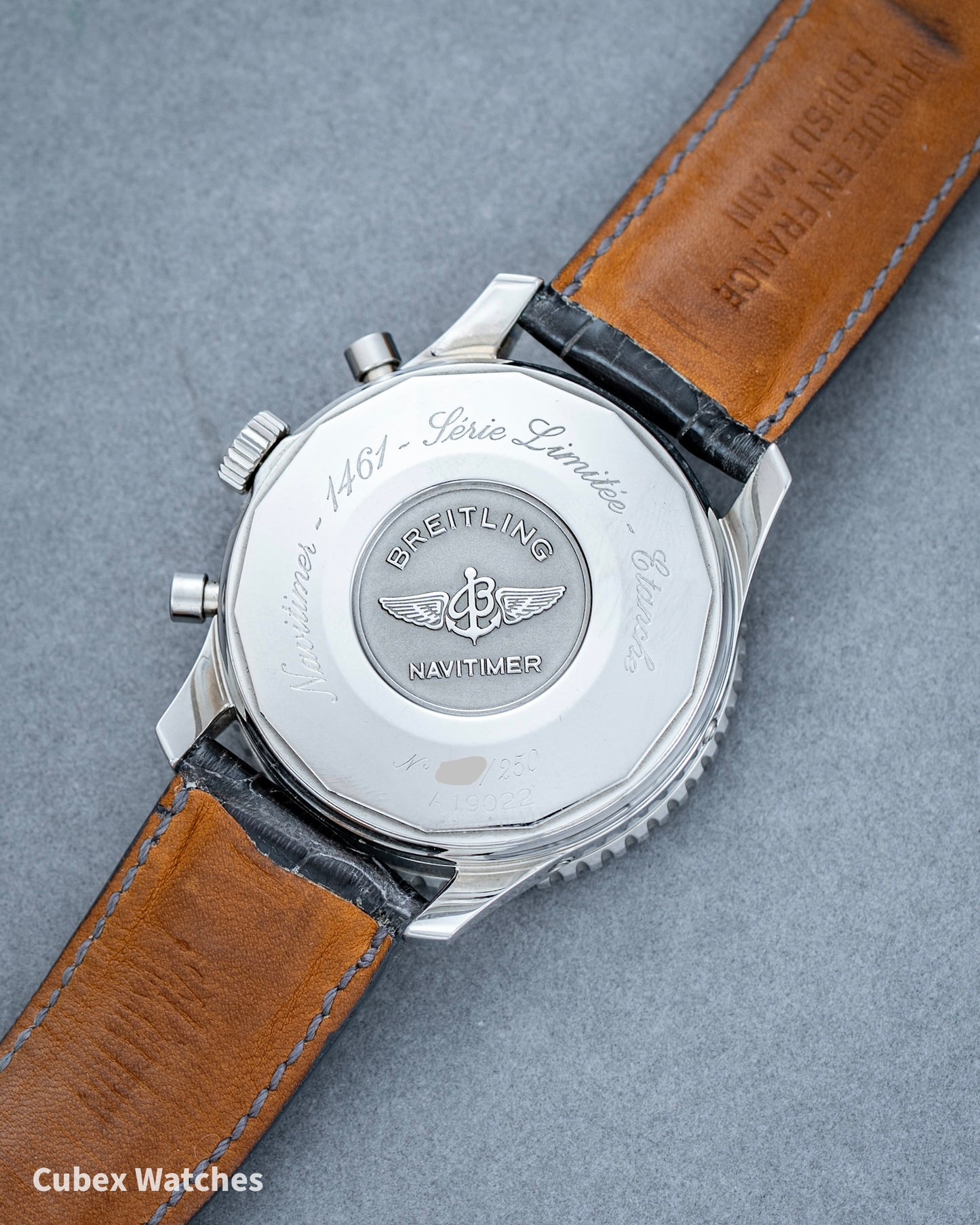 Breitling Navitimer 1461 L.E. Semi-Perpetual Calendar Back Dial
