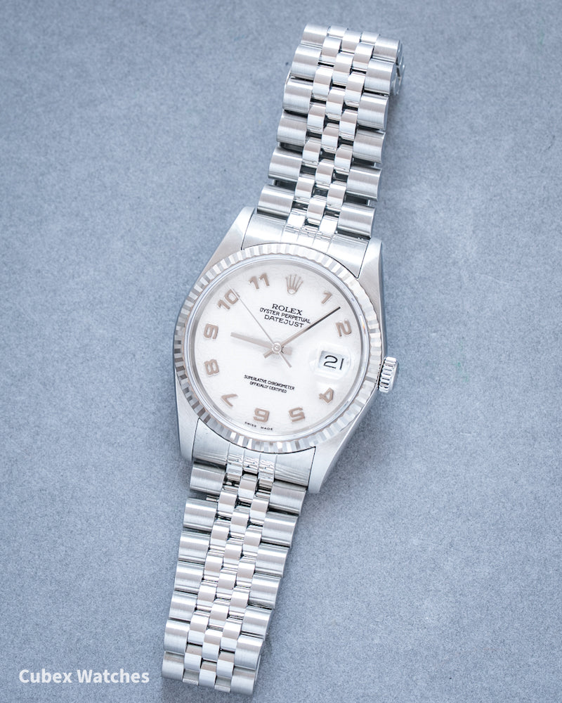 1989 Rolex Datejust 16234 Ivory Computer Dial