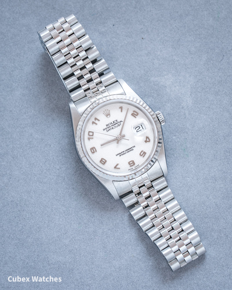 1989 Rolex Datejust 16234 Ivory Computer Dial