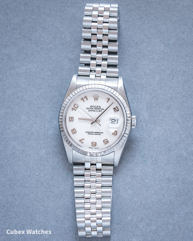 1989 Rolex Datejust 16234 Ivory Computer Dial