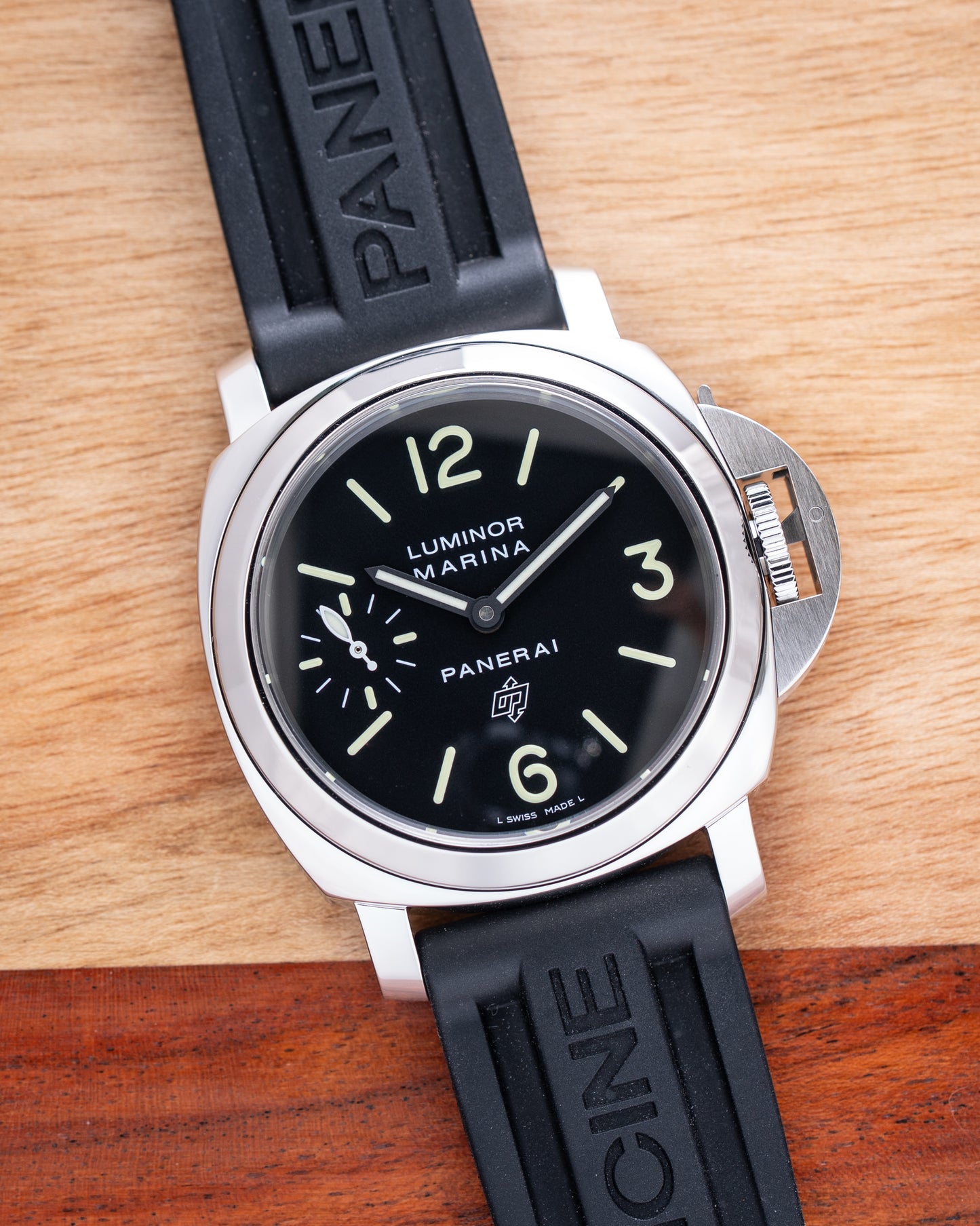 Panerai Luminor Marina Logo 44mm Acciaio PAM01005