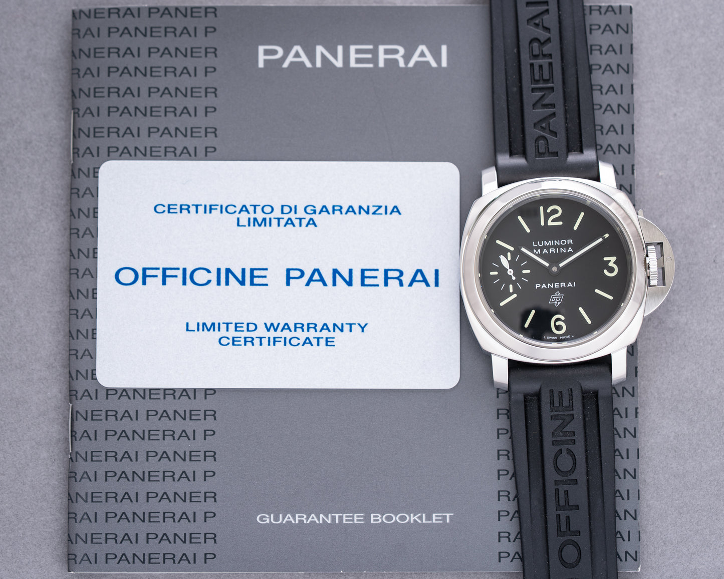 Panerai Luminor Marina Logo 44mm Acciaio PAM01005