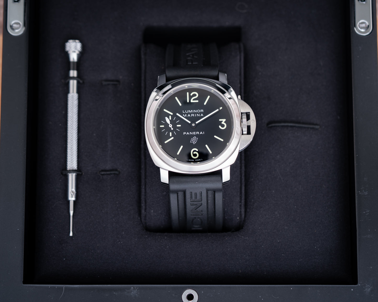 Panerai Luminor Marina Logo 44mm Acciaio PAM01005